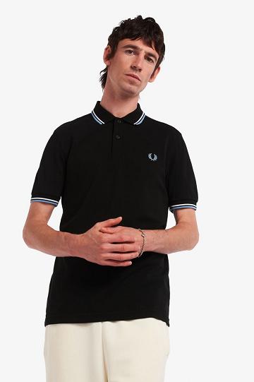 Pánské Polo Triko Fred Perry M3600 Černé | CZ 1649TCEV